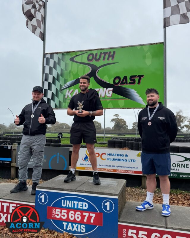 Officially the best driver of Acorn Alloys 2025 is … @max_m235i 👏🏻👏🏻 

Any guesses who came last?! 

Thanks to @southcoastkarting for a brilliant team day! 

#acornalloyrepairsltd #alloywheelrepair #alloywheelrepairspecialists #alloywheelrefurbishment #alloywheels